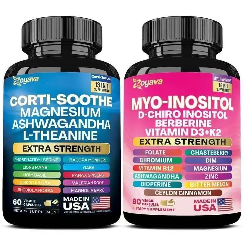 Magnesium Glycinate & Ashwagandha Capsules product view