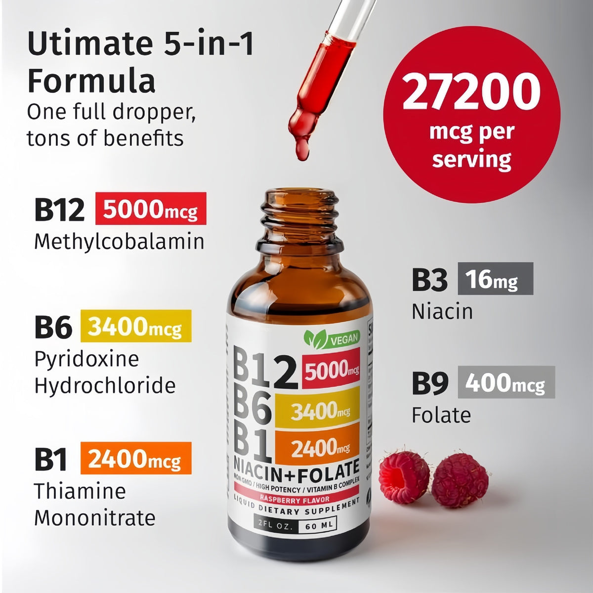Vitamin B12 Liquid Drops product view